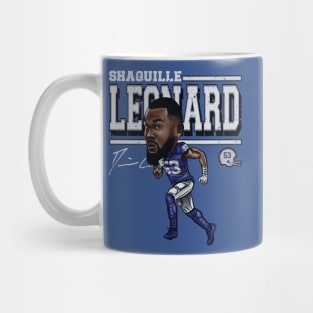 Shaquille Leonard Indianapolis Cartoon Mug